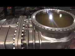 लचीला लोहे के समकक्ष फ्लैंग प्रकार ईपीडीएम रबर अस्तर तितली वाल्व