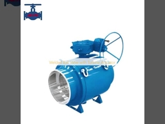 टर्बाइन एक्ट्यूएटर के साथ वेल्डेड बॉल वाल्व