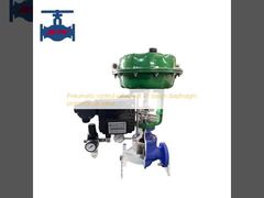 Pneumatic control valve, hot oil steam diaphragm proportional valve